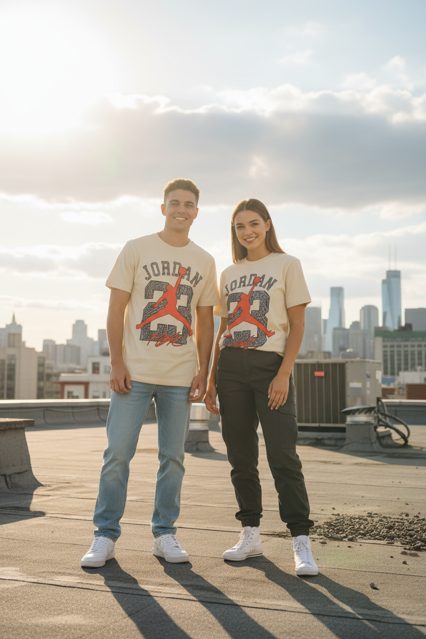 Duo rooftop shot
