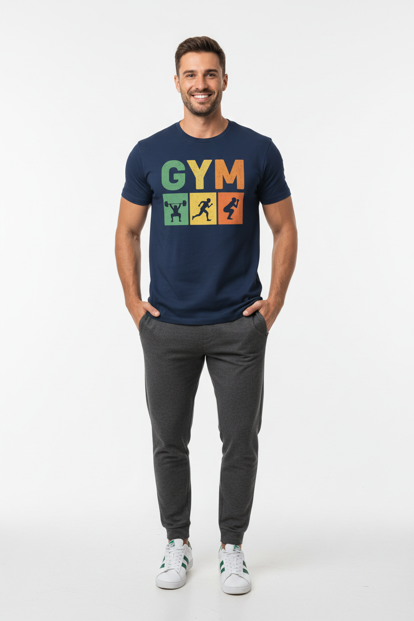 GYM Tee - Navy