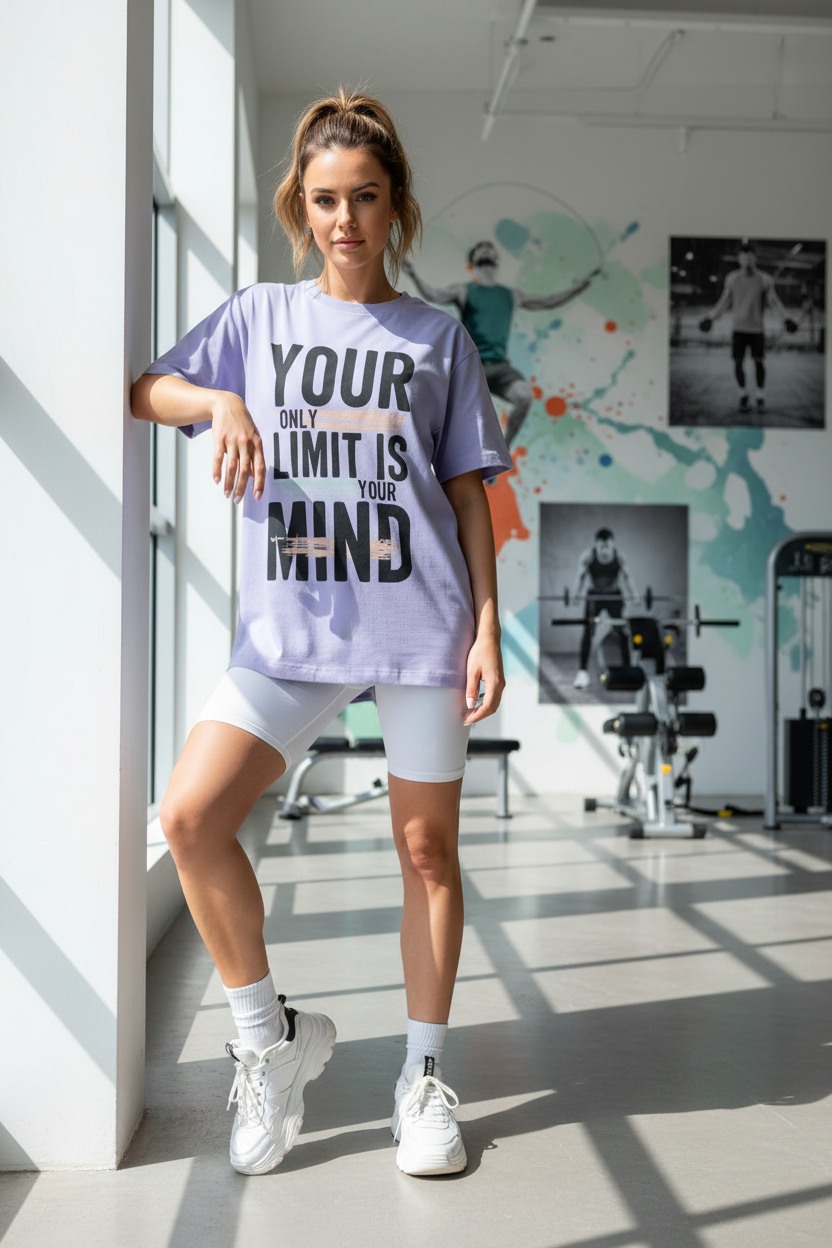 Lavender tee gym